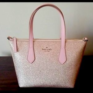 Kate Spade glitter satchel bag